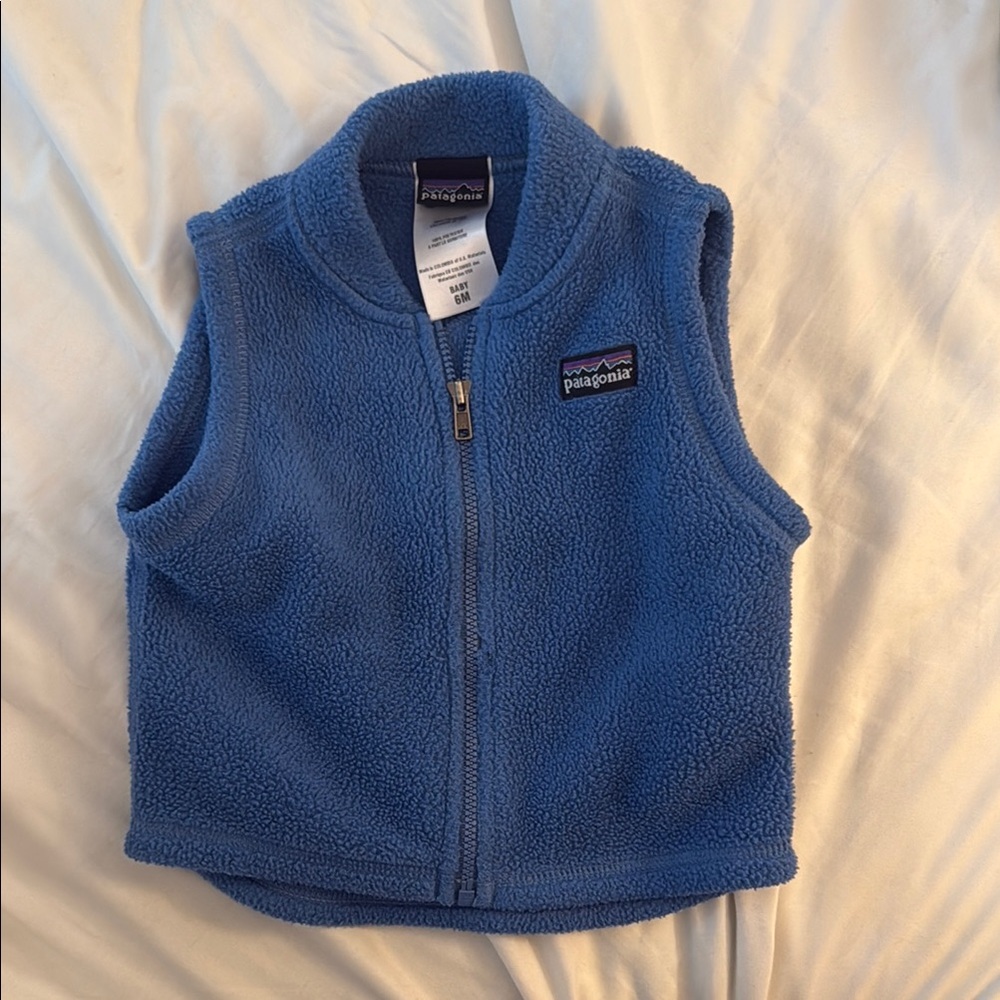 Patagonia Baby | Sky Blue Vest | 3-6M